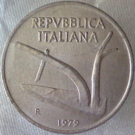 REPUBBLICA ITALIANA 10 Lire Spighe 1979 QFDC  - 10 Liras