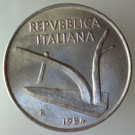 REPUBBLICA ITALIANA 10 Lire Spighe 1984 FDC - 10 Lire