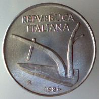 REPUBBLICA ITALIANA 10 Lire Spighe 1984 FDC  - 10 Lire