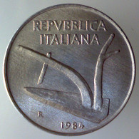 REPUBBLICA ITALIANA 10 Lire Spighe 1984 FDC  - 10 Liras