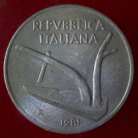 REPUBBLICA ITALIANA 10 Lire Spighe 1981 SPL QFDC  - 10 Liras