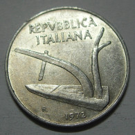 REPUBBLICA ITALIANA 10 Lire Spighe 1972 BB QSPL  - 10 Lire