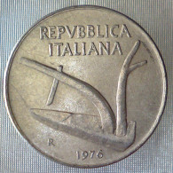 REPUBBLICA ITALIANA 10 Lire Spighe 1976 BB QSPL  - 10 Lire