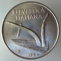 REPUBBLICA ITALIANA 10 Lire Spighe 1984 FDC  - 10 Lire