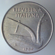 REPUBBLICA ITALIANA 10 Lire Spighe 1982 FDC  - 10 Lire