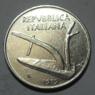 REPUBBLICA ITALIANA 10 Lire Spighe 1979 SPL QFDC  - 10 Liras