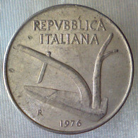 REPUBBLICA ITALIANA 10 Lire Spighe 1976 BB++  - 10 Lire