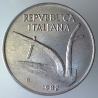 REPUBBLICA ITALIANA 10 Lire Spighe 1982 FDC  - 10 Lire