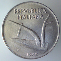 REPUBBLICA ITALIANA 10 Lire Spighe 1982 FDC  - 10 Lire