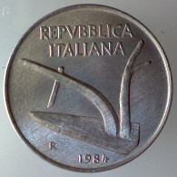 REPUBBLICA ITALIANA 10 Lire Spighe 1984 FDC  - 10 Liras