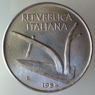 REPUBBLICA ITALIANA 10 Lire Spighe 1984 FDC  - 10 Lire