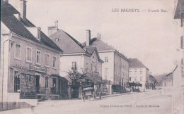 Les Brenets NE, Grande Rue, Calèche Devant L'Hôtel De La Couronne (13.8.1908) - Les Brenets