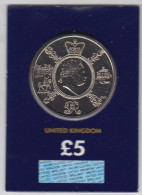 UK 2020 Five Pound  - UNC Coin (Blue Card) - 50 Pence