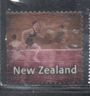 NEW ZEALAND NUOVA ZELANDA SPORT RUNNING RUNNERS LABEL 3d USED USATO OBLITERE' - Other & Unclassified