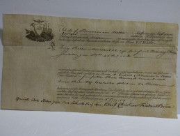 Germany Or Prussia. Letter Or Invoice To Identify. Brumm Von Stettin.....St. Petersburg.....6 Juni 1819. - 1800 – 1899