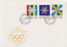 Enveloppe  FDC  1er  Jour   LIECHTENSTEIN    Jeux   Olympiques   SARAJEVO   1984 - Winter 1984: Sarajevo