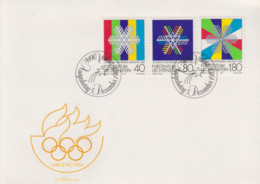 Enveloppe  FDC  1er  Jour   LIECHTENSTEIN    Jeux   Olympiques   SARAJEVO   1984 - Hiver 1984: Sarajevo