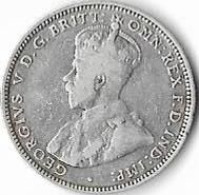 AUSTRALIE  GEORGES V ,1 Shilling 1915   H Heaton  Rare  Argent , - Ohne Zuordnung