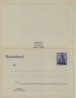 DANZIG 1920 KARTENBRIEF MiNr K 1  (*) - Interi Postali