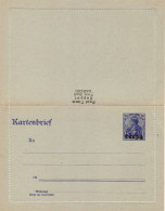 DANZIG 1920 KARTENBRIEF MiNr K 1  (*) - Postal  Stationery