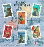 Bloc De 6 Timbres Neufs - Destinées Romanesques - Ungebraucht