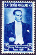 TURKE - IZMIR FAIR - KEMAL ATATURK - **MNH- 1938 - Ongebruikt