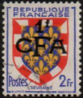 Réunion Obl. N° 288 - Armoiries Touraine - Gebraucht