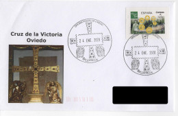 SPAIN. POSTMARK. CRUZ DE LA VICTORIA. OVIEDO. 2020 - Maschinenstempel (EMA)