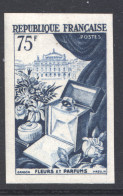 974  Fleurs Et Parfums Essai  En Bleu Foncé  ** - Color Proofs 1945-…