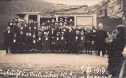 Eggersriet Martini  Postauto Ankunft Der  Waisenkinder Aus Oesterreich 1919 - Eggersriet