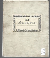 57 379 MONNEREN CARTE ETAT MAJOR 1882 SECTEUR SIERCK KERLING KEDANGE DALSTEIN KIRCHNAUMEN - Cartes Topographiques