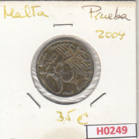 H0249 MONEDA MALTA 20 CENTIMOS 2004 PROOF - Malte