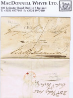 Ireland Donegal Fermanagh 1835 Local Post Letter BALLYSHANNON/PENNY POST To Laputa Under Belleek - Prephilately