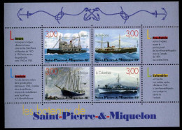 SAINT PIERRE ET MIQUELON - BLOC N°7 NEUF SANS CHARNIERE - Blocks & Sheetlets