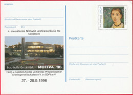 CP - Entier Postal  (Allemagne - RFA) (1996) - 4e Bourse Internationale De Timbres Du Nord-Ouest (Osnabrück) - Postkarten - Ungebraucht