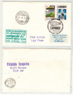 Hongrie// Poste Aérienne// Vol "SWISSAIR" Budapest-Zürich (Expo LURABA 1981 Luzern) - Lettres & Documents