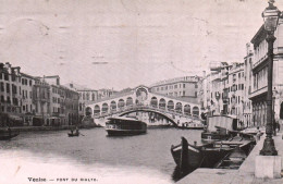 Venezia - Venise - Pont Du Rialto - Bateaux - Italie Italia - Venezia (Venice)