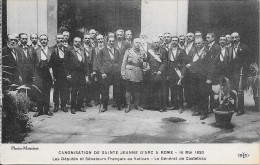 Photo Meurisse - CANONISATION DE SAINTE JEANNE D'ARC A ROME 16 MAI 1920 - Les Députés Et Sénateurs ..................... - Manifestazioni