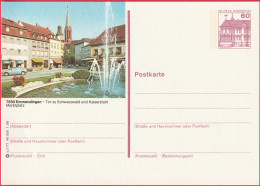 CP - Entier Postal (Allemagne - RFA) - Emmendingen ... Porte D'Entrée Forêt-Noire Et Place Du Marché (Kaiserstuhl) - Postkarten - Ungebraucht