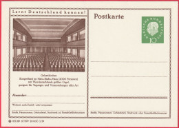 CP - Entier Postal (Allemagne - RFA) - Gelsenkirchen Salle De Congrès Dans La Hans-Sachs-Haus - Postkarten - Ungebraucht