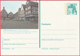 CP - Entier Postal (Allemagne - RFA) - Grünberg - Ville Aux Maisons à Colombages - Postkarten - Ungebraucht