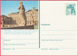 CP - Entier Postal (Allemagne - RFA) - Palais Baroque De Rastatt - Postkarten - Ungebraucht