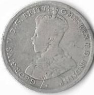 AUSTRALIE  GEORGES V  1  Shilling,  1915(L)  Rare  Argent , - Ohne Zuordnung