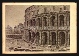 1934 Italy Colosseum Coliseum Baracchi Artist Signed Postcard ENIT Cat.value $60 - Colecciones Y Lotes