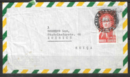 Brazil Brasil Cover Envelope Ca 1954  TO  SODEXCO LTD STADELHOFERSTR ZURICH ZUERICH  SUISSE  Switzerland - Covers & Documents