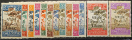 LP3991/147 - 1943 - WALLIS Et FUTUNA - TIMBRES TAXE - SERIE COMPLETE - N°24 à 36 NEUFS**/* - Cote (2020) : 650,00 € - Unused Stamps