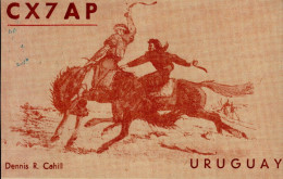 CARTE QSL.. URUGUAY..CX7AP...1970 - Radio