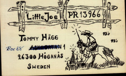 CARTE QSL.. LITTLE JOE PR 13966 - Radio