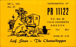 CARTE QSL.."EXPERIMENTAL 07"  PR 11122 - Radio