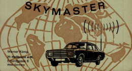 CARTE QSL..SKYMASTER..GERMANY   1970 - Radio